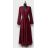 Šaty dlouhé elegantní dlouhý rukáv dámské (S/M/L ONE SIZE) ITALSKÁ MÓDA IMPES24DOLLY Černá S/M/L