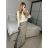 Sukně dlouhá saténová dámská (S/M ONE SIZE) IMM24M67072
