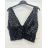 Top crop top třpytivý na ramínka dámské (S/M ONE SIZE) ITALSKÁ MÓDA IMPSH245786