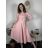 Šaty elegantné s opaskom dlhý rukáv dámske (S/M/L ONE SIZE) TALIANSKA MÓDA IM424802