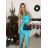 Šaty elegantní společenské dlouhé na ramínka dámské (S/M ONE SIZE) ITALSKÁ MÓDA IM324LOVE/DU -   zelená -   S/M