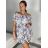 Šaty carmen přes ramena letní  dámské (S/M ONE SIZE) ITALSKÁ MÓDA IMM24M5076-1/DR S/M šedá