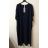 Šaty letní krátký rukáv dámské nadrozměrné (XL/6XL ONE SIZE) ITALSKÁ MÓDA IMM211128/DR vínová