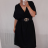 Šaty letní krátký rukáv dámské nadrozměrné (XL/6XL ONE SIZE) ITALSKÁ MÓDA IMM211128/DR vínová