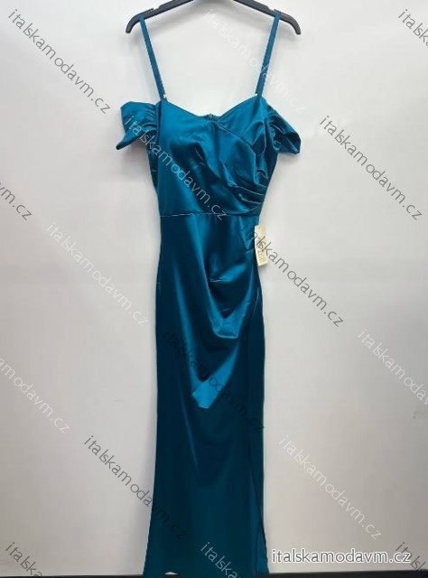 Šaty elegantní společenské plesové carmen na ramínka dámské (S/M/L ONE SIZE) ITALSKÁ MÓDA IMPSH246642 červená S/M/L