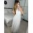 Šaty společenské elegantní letní bez rukávu dámské (S/M ONE SIZE) ITALSKÁ MÓDA IMPSH223590/DUR fuchsiová S/M