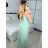Šaty společenské elegantní letní bez rukávu dámské (S/M ONE SIZE) ITALSKÁ MÓDA IMPSH223590/DUR fuchsiová S/M