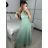 Šaty společenské elegantní letní bez rukávu dámské (S/M ONE SIZE) ITALSKÁ MÓDA IMPSH223590/DUR fuchsiová S/M