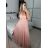 Šaty společenské elegantní letní bez rukávu dámské (S/M ONE SIZE) ITALSKÁ MÓDA IMPSH223590/DUR fuchsiová S/M