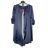 Šaty košeľové dlhý 3/4 rukáv dámske (S/M/L ONE SIZE) TALIANSKA MÓDA IMPBB25S5554
