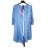 Šaty košeľové dlhý 3/4 rukáv dámske (S/M/L ONE SIZE) TALIANSKA MÓDA IMPBB25S5554