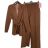 Souprava elegantní sako dlouhý rukáv a kalhoty dlouhé dámská (S/M ONE SIZE) ITALSKÁ MÓDA IMPBB242N82012