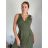 Šaty elegantní společenské dlouhé na ramínka dámské (XS/S/M/L ONE SIZE) ITALSKÁ MÓDA IM322045