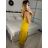 Šaty elegantné spoločenské dlhé na ramienka dámske (XS/S/M/L ONE SIZE) TALIANSKA MÓDA IM322130/DR S/M <p>červená</p>