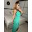 Šaty elegantné spoločenské dlhé na ramienka dámske (XS/S/M/L ONE SIZE) TALIANSKA MÓDA IM322130/DR S/M <p>červená</p>