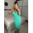 Šaty elegantné spoločenské dlhé na ramienka dámske (XS/S/M/L ONE SIZE) TALIANSKA MÓDA IM322130/DR S/M <p>červená</p>