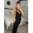 Šaty dlouhé elegantní saténové na ramínka dámské (S/M/L ONE SIZE) ITALSKÁ MÓDA IMPLP2455060075