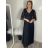 Šaty společenské elegantní třpitivé 3/4 rukáv dámské (S/M/L ONE SIZE) ITALSKá MODA IMS25KRISTA