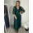 Šaty společenské elegantní třpitivé 3/4 rukáv dámské (S/M/L ONE SIZE) ITALSKá MODA IMS25KRISTA