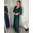 Šaty společenské elegantní třpitivé 3/4 rukáv dámské (S/M/L ONE SIZE) ITALSKá MODA IMS25KRISTA