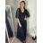Šaty společenské elegantní třpitivé 3/4 rukáv dámské (S/M/L ONE SIZE) ITALSKá MODA IMS25KRISTA