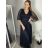 Šaty společenské elegantní třpitivé 3/4 rukáv dámské (S/M/L ONE SIZE) ITALSKá MODA IMS25KRISTA