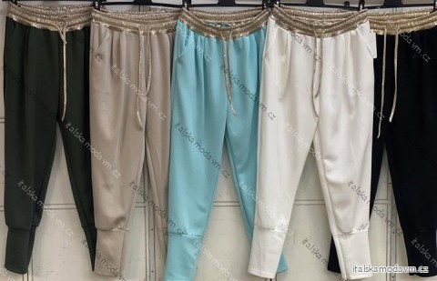 Tepláky elegantní dámské (S/M/L ONE SIZE) ITALSKÁ MÓDA IMC25050