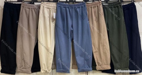 Tepláky elegantní dámské (S/M/L ONE SIZE) ITALSKÁ MÓDA IMC25084