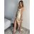 Šaty dlouhé elegantní společenské na ramínka dámské (S/M ONE SIZE) ITALSKÁ MÓDA IMPBB23B23505