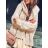 Cardigan pletený teplý dlhý rukáv dámsky (S/M/L ONE SIZE) TALIANSKA MÓDA IMD23810 zelená smaragdová S/M/L