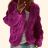 Cardigan pletený teplý dlhý rukáv dámsky (S/M/L ONE SIZE) TALIANSKA MÓDA IMD23810 zelená smaragdová S/M/L