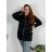 Mikina slabá na zips s kapucňou dlhý rukáv dámska nadrozmer (42/44/46 ONE SIZE) TALIANSKA MÓDA IM425047