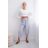 Kalhoty letní dlouhé oversize dámské (S/M ONE SIZE) ITALSKÁ MÓDA IMD24130