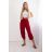 Kalhoty letní dlouhé oversize dámské (S/M ONE SIZE) ITALSKÁ MÓDA IMD24130