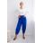 Kalhoty letní dlouhé oversize dámské (S/M ONE SIZE) ITALSKÁ MÓDA IMD24130