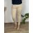 Nohavice elegantné s opaskom dámske nadrozmer (M/L/XL ONE SIZE) TALIANSKA MÓDA IMD25011