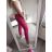 Kalhoty strečové dámské (S/M/L ONE SIZE) ITALSKÁ MÓDA IM525STELA