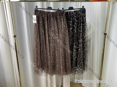 Sukně dlouhá dámská nadrozměr (42/44/46 ONE SIZE) ITALSKÁ MÓDA IMWEC25010