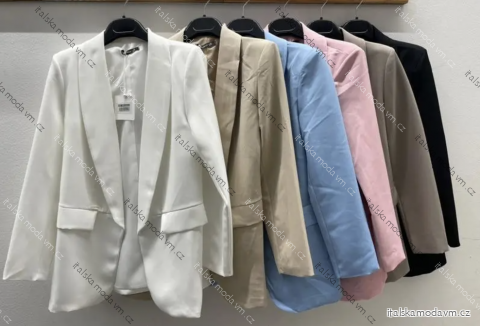 Sako dlouhý rukáv dámské (S/M ONE SIZE) ITALSKÁ MÓDA IMPDY25MDUE992043