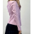 Bunda koženková dlouhý rukáv dámská (S/M ONE SIZE) ITALSKÁ MÓDA IMPDY251SSH8217