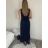 Šaty dlouhé společenské elegantní plesové dámské (S/M ONE SIZE) ITALSKÁ MÓDA IMM22Q52232/DUR smaragdová S/M/L
