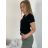 Tričko krátký rukáv dirkované dámské (S/M/L ONE SIZE) ITALSKá MóDA IM521020/DR S/M/L bílé