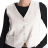 Sako vesta bez rukávu dámské (S/M ONE SIZE) ITALSKÁ MÓDA IMPDY25LS20120