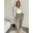 Kalhoty s knoflíkem dámské (S/M/L ONE SIZE) ITALSKÁ MÓDA IM425100/DU -   zelená khaki -   S/M/L