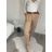 Kalhoty s páskem dámské (S/M/L ONE SIZE) ITALSKÁ MÓDA IM425101/DU