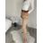 Kalhoty s páskem dámské (S/M/L ONE SIZE) ITALSKÁ MÓDA IM425101/DU