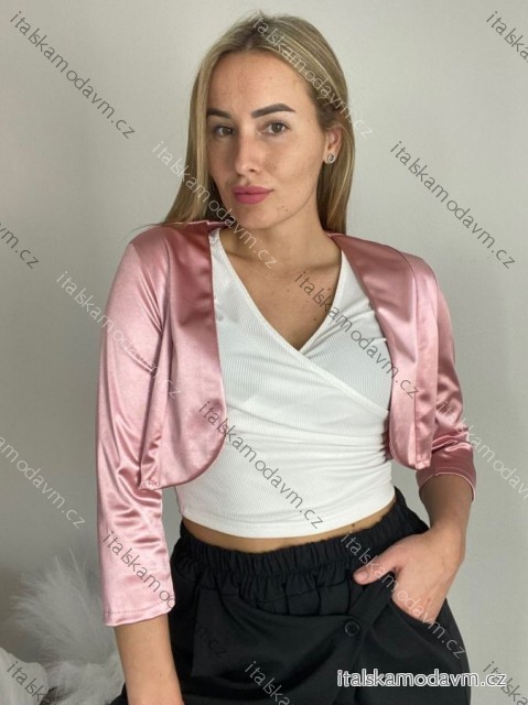 Bolerko dlouhý rukáv dámské (42/44/46 ONE SIZE) ITALSKÁ MÓDA IMPSH242322XL