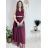 Šaty dlouhé společenské elegantní plesové dámské (S/M ONE SIZE) ITALSKÁ MÓDA IMM22Q52232/DUR smaragdová S/M/L