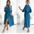 Šaty košilové 3/4 dlouhý rukáv dámské (XS/S/M ONE SIZE) ITALSKÁ MÓDA IMD25030