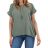 Tričko krátký rukáv dámské (XS/S/M ONE SIZE) ITALSKÁ MÓDA IMD25058